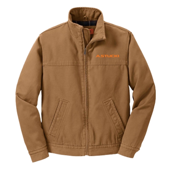 Picture of A.Stucki CornerStone Washed Duck Cloth Flannel-Lined Work Jacket