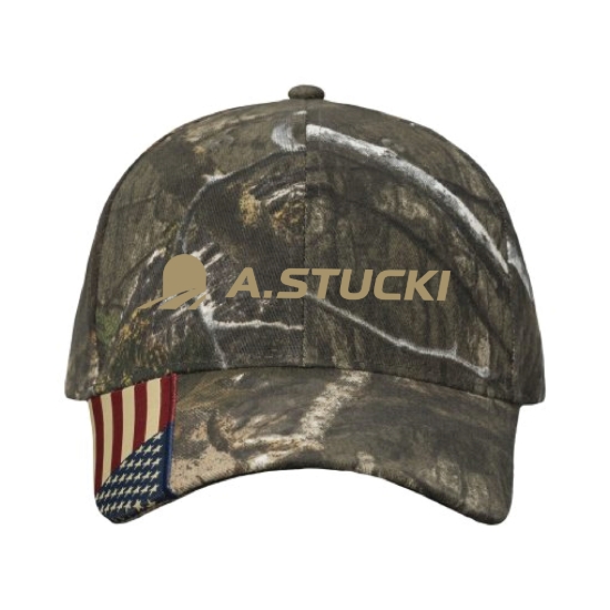 Picture of A.Stucki Camo Flag Bill Hat