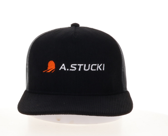 Picture of A.Stucki Heritage Corduroy Trucker Hat - Black