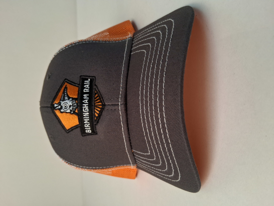 Picture of BR - Orange and White Gradient Mesh Back Hat