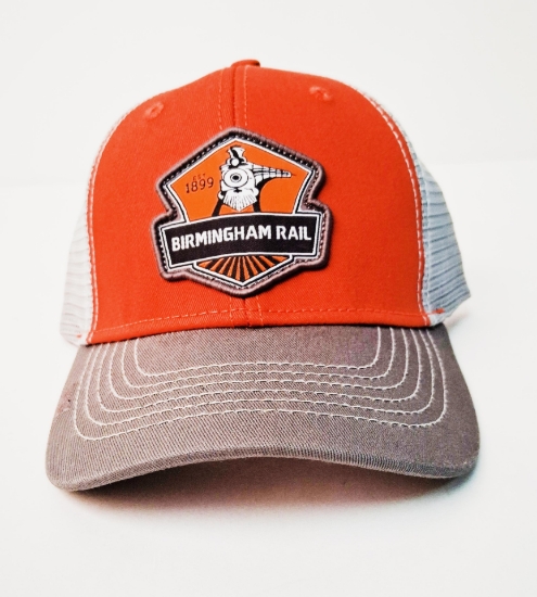 Picture of BR - Patch Hat (Rust/Light Grey/Dark Grey)