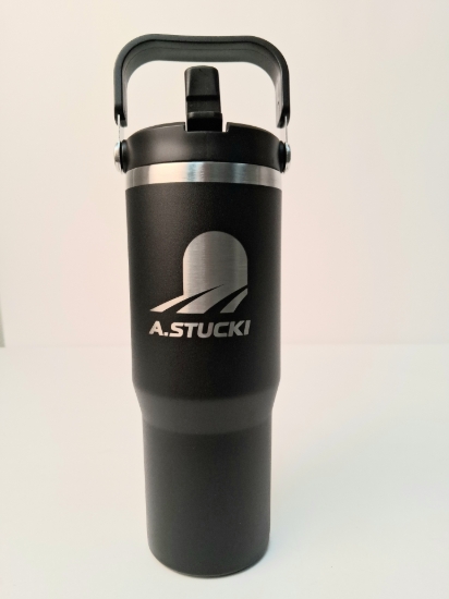 Picture of A. Stucki - 30oz Black Stainless Steel Tumbler